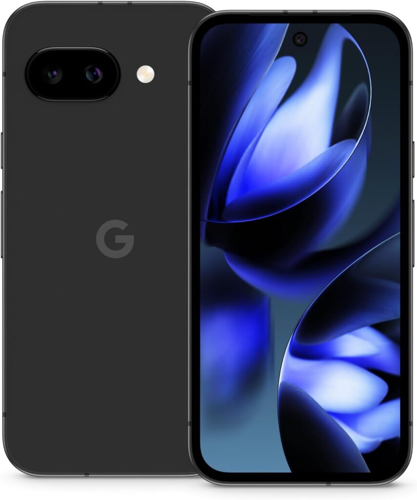 Google Pixel 9a with Gemini - Unlocked Android Smartphone with Incredible Camera and AI Photo Editing, All-Day Battery, and Powerful Security - Obsidian - 128 GB