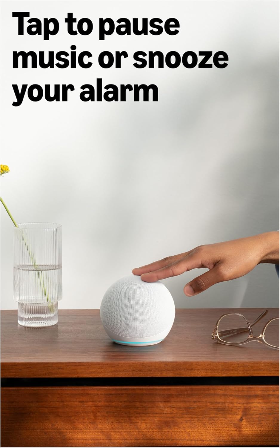 Amazon Echo Dot (newest model) - Vibrant sounding speaker with Alexa+ Early Access, Great for bedrooms, dining rooms and offices, Glacier White - Image 8