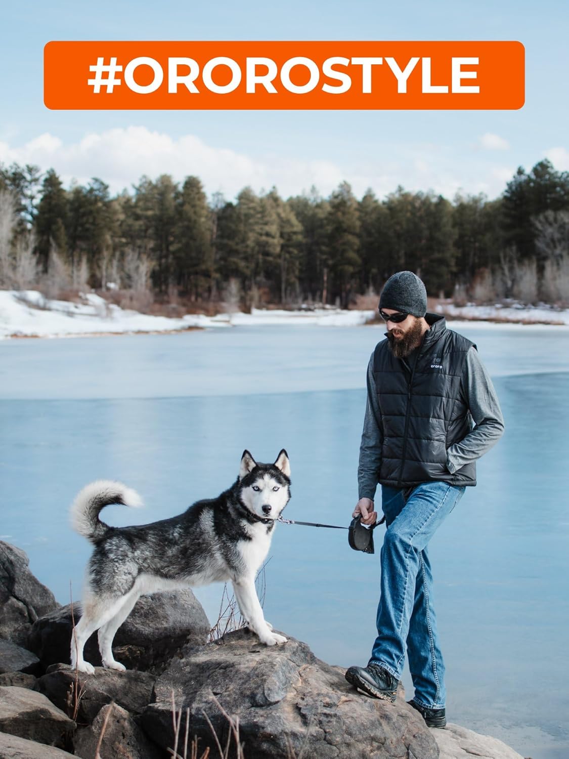 ORORO Men's Lightweight Heated Vest with USB-C Rechargeable Battery, Puffer Classic Heating Vest - Image 7