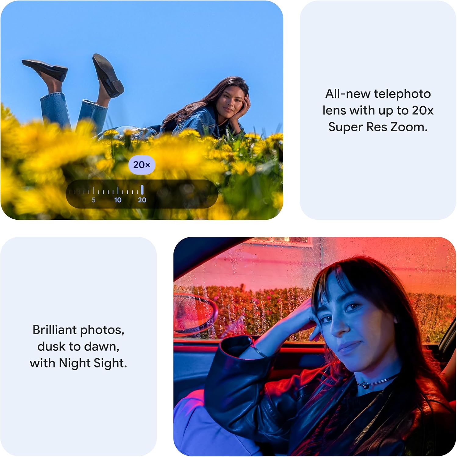 Google Pixel 10 - Unlocked Android Smartphone - Gemini AI Assistant - Advanced Triple Rear Camera, Fast-Charging 24+ Hour Battery, and 6.3" Actua Display - Lemongrass - 256 GB (2025 Model) - Image 2