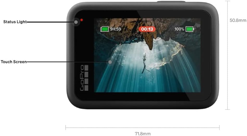 GoPro HERO13 Black - Waterproof Action Camera with 5.3K60 Video, 27MP Photo + Compatability with HB-Series Lenses - Image 3