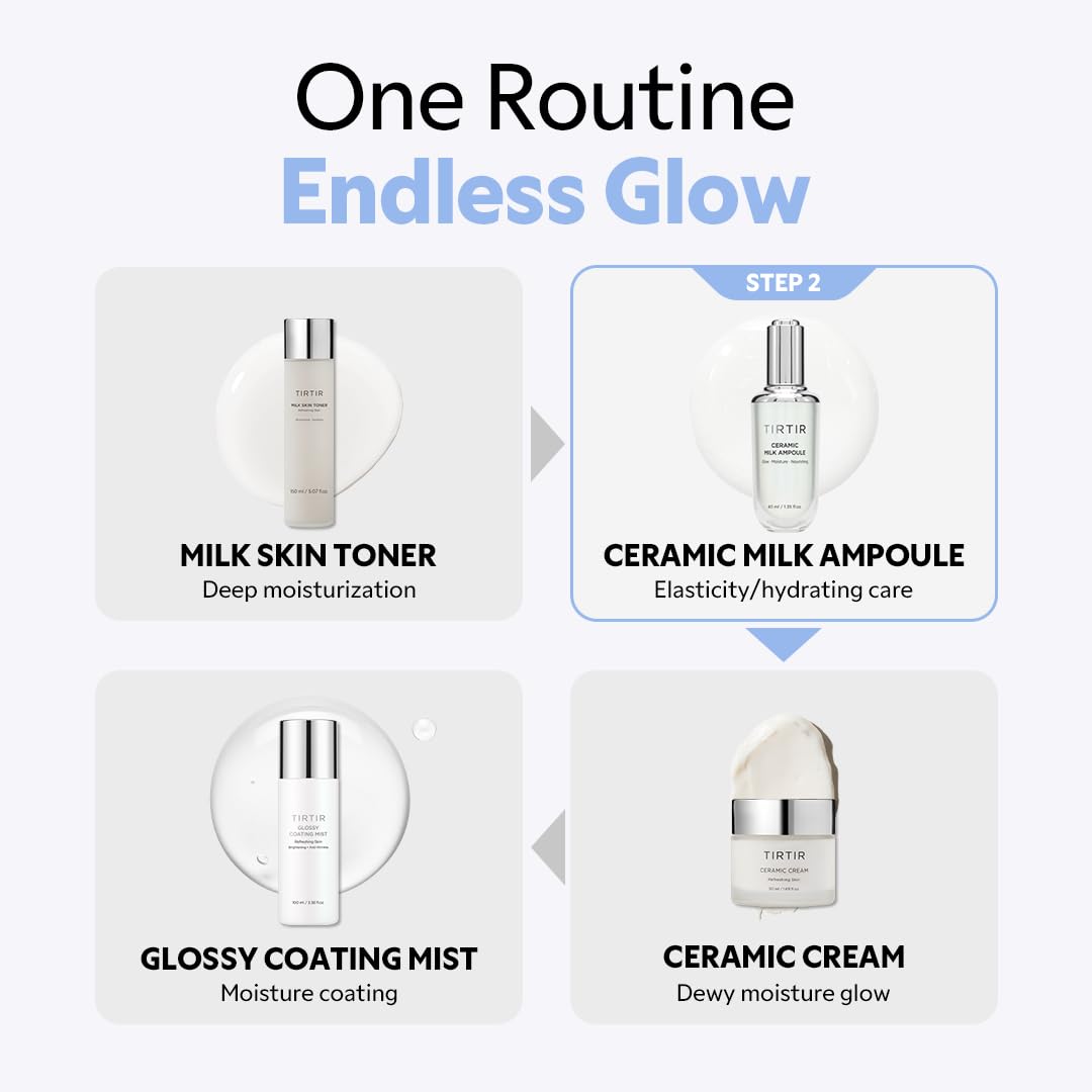 TIRTIR Ceramic Milk Ampoule (1.35 Fl Oz) - Image 7