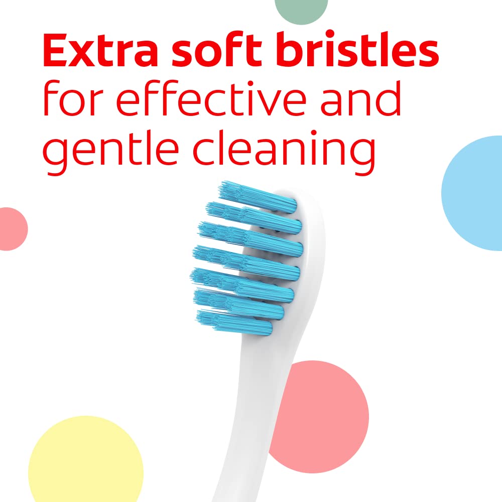 Colgate My First Baby and Toddler Toothbrush, Extra Soft Infant Training Toothbrush, Ages 0-2, 6 Count - Image 3