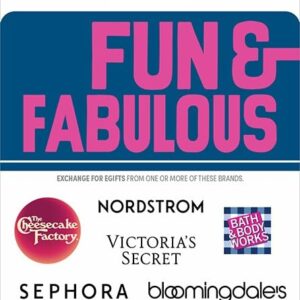 Fun & Fabulous Gift Card