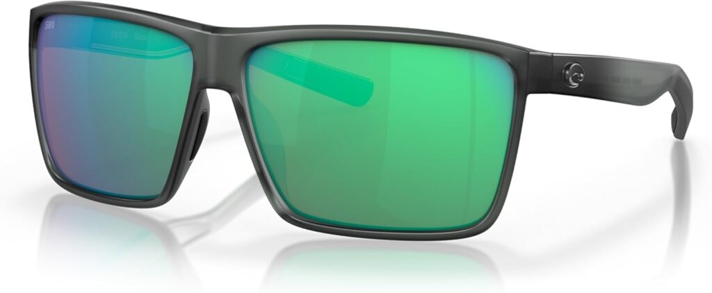 Costa Del Mar Men's Rincon Fishing and Watersports Rectangular Sunglasses