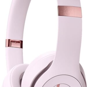 Beats Solo 4 – Wireless On-Ear Bluetooth Headphones, Up to 50-Hour Battery Life, Ultra-Lightweight Comfort, Powerful and Balanced Sound, Apple & Android Compatible – Cloud Pink
