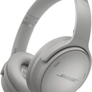 Bose QuietComfort Headphones – Wireless Bluetooth Headphones, Active Over Ear Noise Cancelling and Mic, USB-C Charging, Deep Bass, Up to 24 Hours of Playtime, Moonlight Grey – Limited Edition Color
