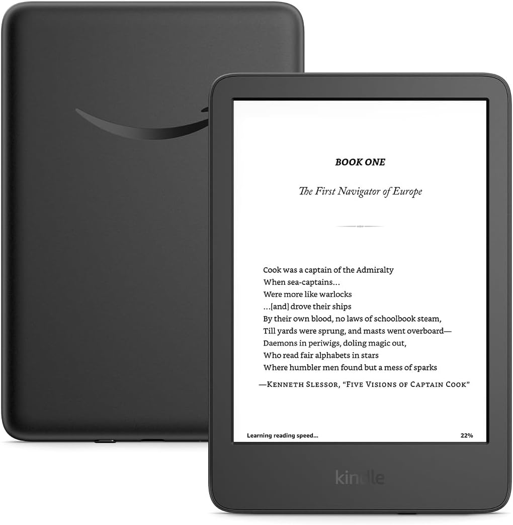 Amazon Kindle 16 GB (newest model) - Lightest and most compact Kindle, now with faster page turns, and higher contrast ratio, for an enhanced reading experience - Black - Image 2