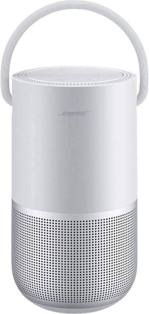 Bose Portable Smart Speaker — Wireless Bluetooth Speaker with Alexa Voice Control Built-in, Silver