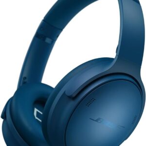 Bose QuietComfort Headphones – Wireless Bluetooth Headphones, Active Over Ear Noise Cancelling and Mic, USB-C Charging, Deep Bass, Up to 24 Hours of Playtime, Twilight Blue – Limited Edition Color