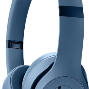 Beats Solo 4 – Wireless On-Ear Bluetooth Headphones, Up to 50-Hour Battery Life, Ultra-Lightweight Comfort, Powerful and Balanced Sound, Apple & Android Compatible – Slate Blue
