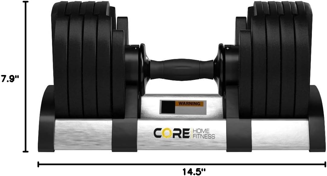 Core Fitness® Adjustable Dumbbell Weight Set by Affordable Dumbbells - Image 9