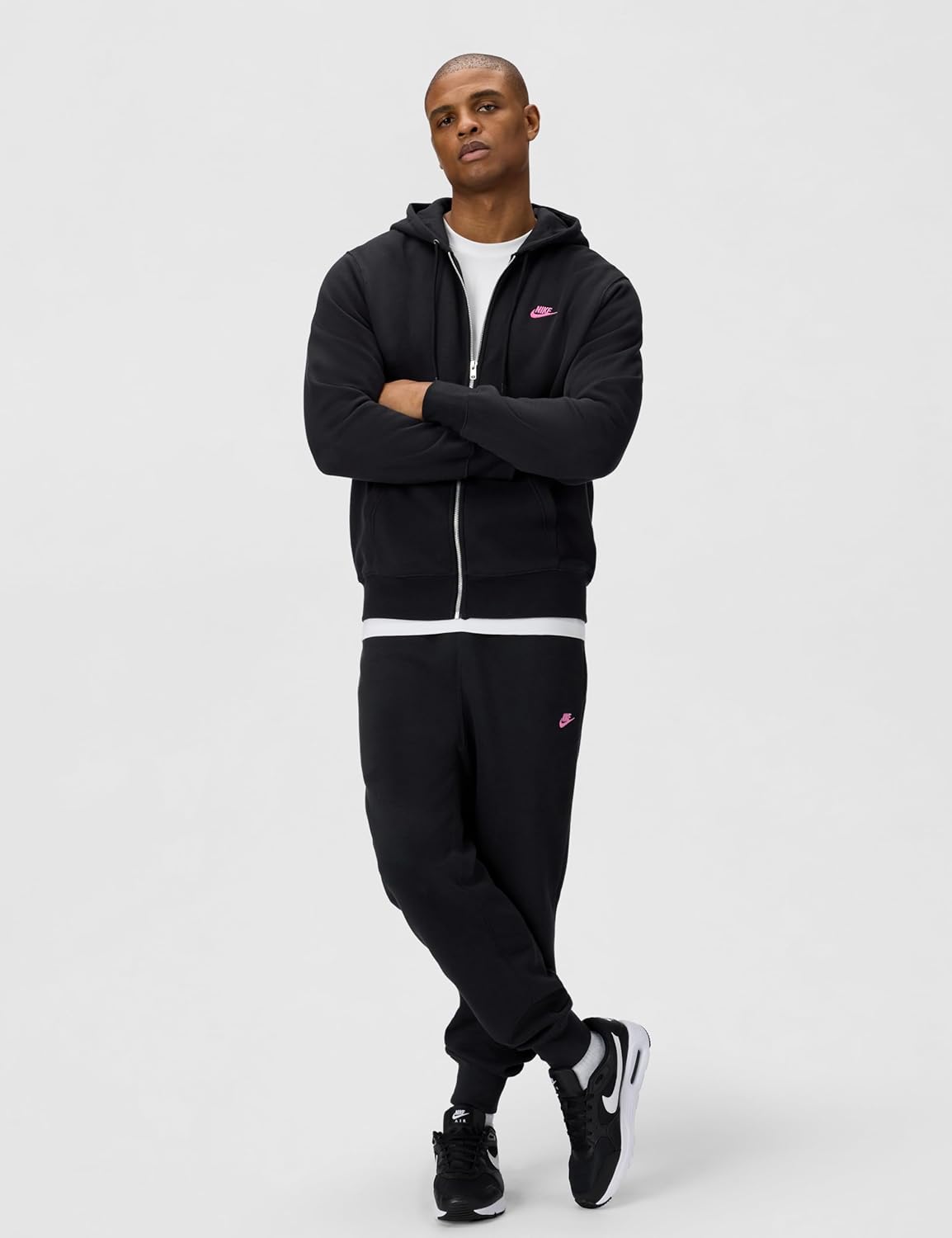 Nike Men's Club Full-Zip Fleece Hoodie - Image 5