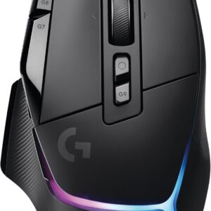 Logitech G502 X Plus Wireless Gaming Mouse – LIGHTSPEED Optical, LIGHTFORCE Switches, LIGHTSYNC RGB, HERO 25K Sensor for PC/Mac – Black