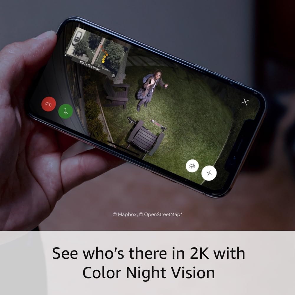 Ring Spotlight Cam Pro, Battery, Home or business security, Retinal 2K Video, Color Night Vision and Two-Way Talk with Audio+, White - Image 4