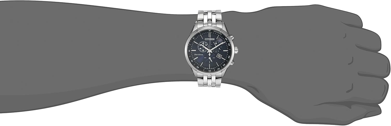 Citizen Men's Classic Corso Eco-Drive Watch, Chronograph, 12/24 Hour Time, Date, Sapphire Crystal - Image 4