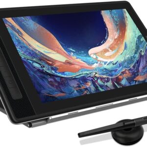 HUION Kamvas Pro 13 2.5K QHD Graphics Monitor Drawing Tablet with Screen QLED Full Lamination Battery-Free Stylus PW517 for Windows PC, Mac, Android, 13.3inch Digital Drawing Tablet Pen Display