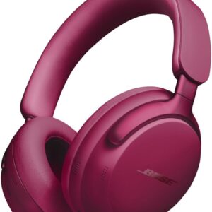 Bose QuietComfort Ultra Bluetooth Headphones, Wireless Headphones with Spatial Audio, Over Ear Noise Cancelling with Mic, Up to 24 Hours of Playtime, Deep Plum – Limited Edition Color