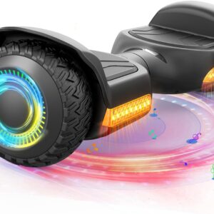 Gyroor Self Balancing Scooter New G13 All Terrain Balancing Scooter with LED Lights & 500W Motor, Self Balancing Off Road with Bluetooth for Kids ages 6-12 and Adults
