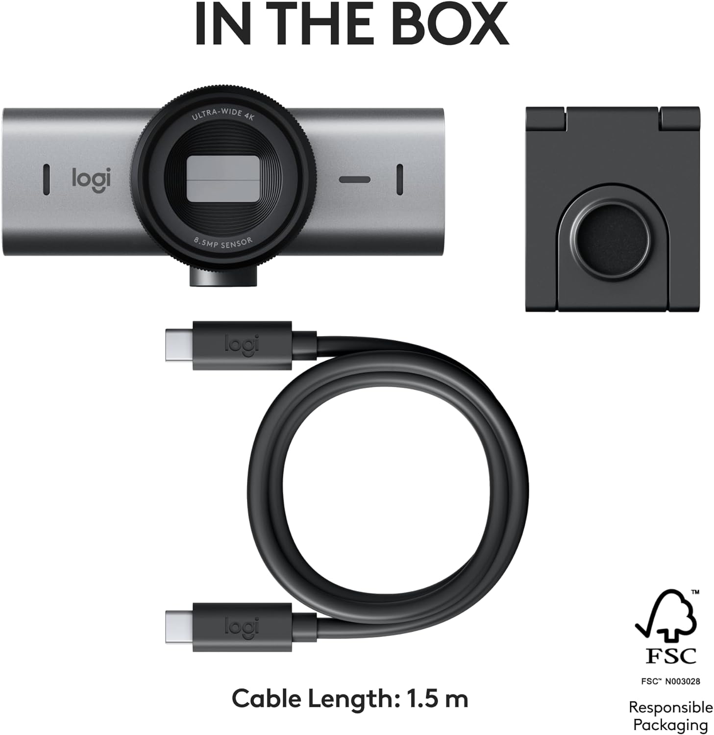 Logitech MX Brio Ultra HD 4K Collaboration, Streaming Webcam, 1080p at 60 FPS, Show Mode, Works with Microsoft Teams, Zoom, Google Meet, Nintendo Switch 2 new GameChat mode - Graphite - Image 11