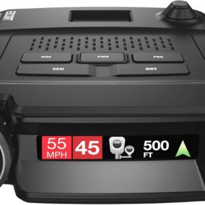 Escort MAXcam 360c Laser Radar Detector and Dash Camera – Great Range, 360° Protection, Shared Alerts, Incident Reports, Apple CarPlay and Android Auto Compatible, 16GB SD Card Included