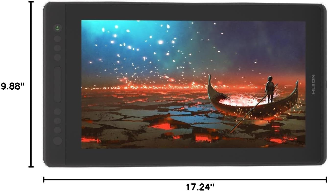 HUION KAMVAS Pro 16 Drawing Tablet with Screen, 15.6 inch Pen Display Anti-Glare Glass 6 Shortcut Keys Adjustable Stand, Graphics Tablet for Drawing, Writing, Design, Work with Windows, Mac and Linux - Image 10