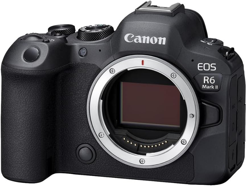 Canon EOS R6 Mark II Mirrorless Camera (Body Only), Full-Frame Camera, 24.2 Megapixel CMOS Sensor, Photo and Video Capabilities, Black - Image 2