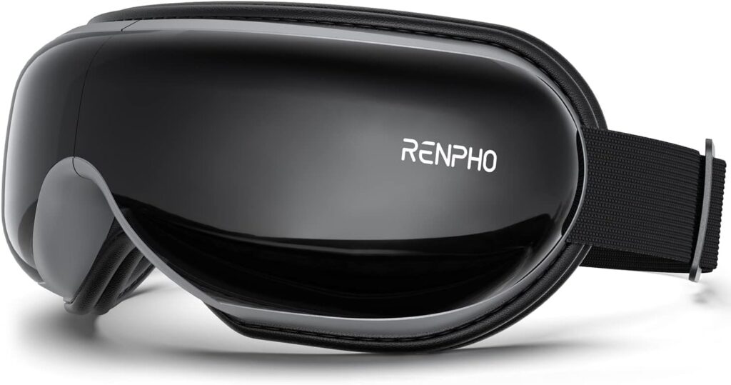 RENPHO Eyeris 1 Eye Massager with Heat, Christmas Birthday Gifts for Women Men Mom Dad Her Him, Eye Mask for Migraine, Smart Sleep Mask for Dry Eyes Relax, Reduce Strain