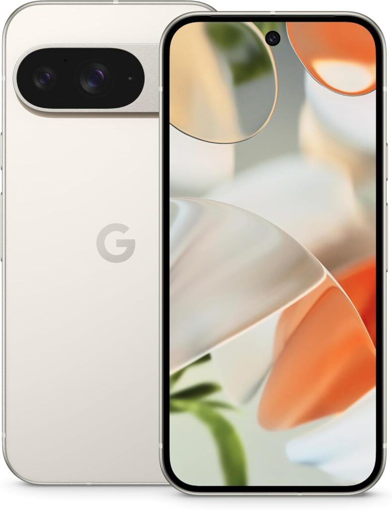 Google Pixel 9 - Unlocked Android Smartphone with Gemini, 24-Hour Battery, Advanced Camera, and 6.3" Actua Display - Porcelain - 128 GB