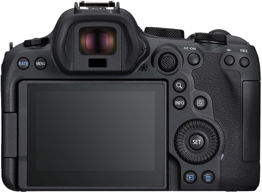 Canon EOS R6 Mark II Mirrorless Camera (Body Only), Full-Frame Camera, 24.2 Megapixel CMOS Sensor, Photo and Video Capabilities, Black - Image 4
