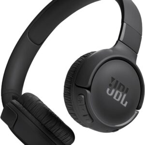JBL Tune 520BT – Wireless On-Ear Headphones, Up to 57H Battery Life and Speed Charge, Lightweight, Comfortable and Foldable Design, Hands-Free Calls with Voice Aware (Black)