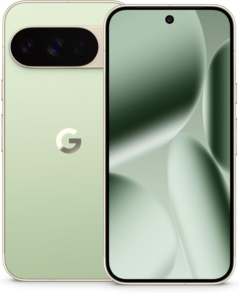 Google Pixel 10 Pro XL - Unlocked Android Smartphone - Gemini AI Assistant, Triple Rear Camera System, Fast-Charging 24+ Hour Battery, and 6.8" Super Actua Display - Jade - 256 GB (2025 Model)