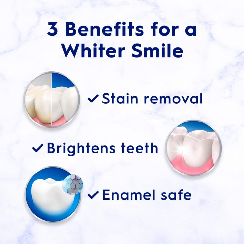 Crest 3D White Advanced Luminous Mint Teeth Whitening Toothpaste, Crest Toothpaste, 3.7 oz Pack of 4 - Helps Remove Surface Stains, Whitens Teeth, Strengthens Tooth Enamel, Protects Against Cavities - Image 2