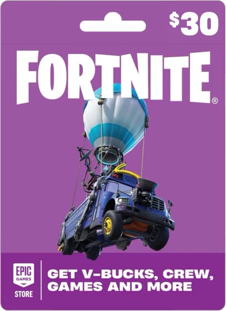 Fortnite Physical $30 Gift Card - Powered by the Epic Games Store