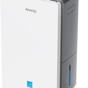 4500 Sq.Ft Most Efficient Energy Star 2025 Dehumidifier,AEOCKY Max 80 Pint/Day Smart Compressor Dehumidifier with Drain Hose, Intelligent Humidistat,for Basement,Bedroom,Home,Bathroom