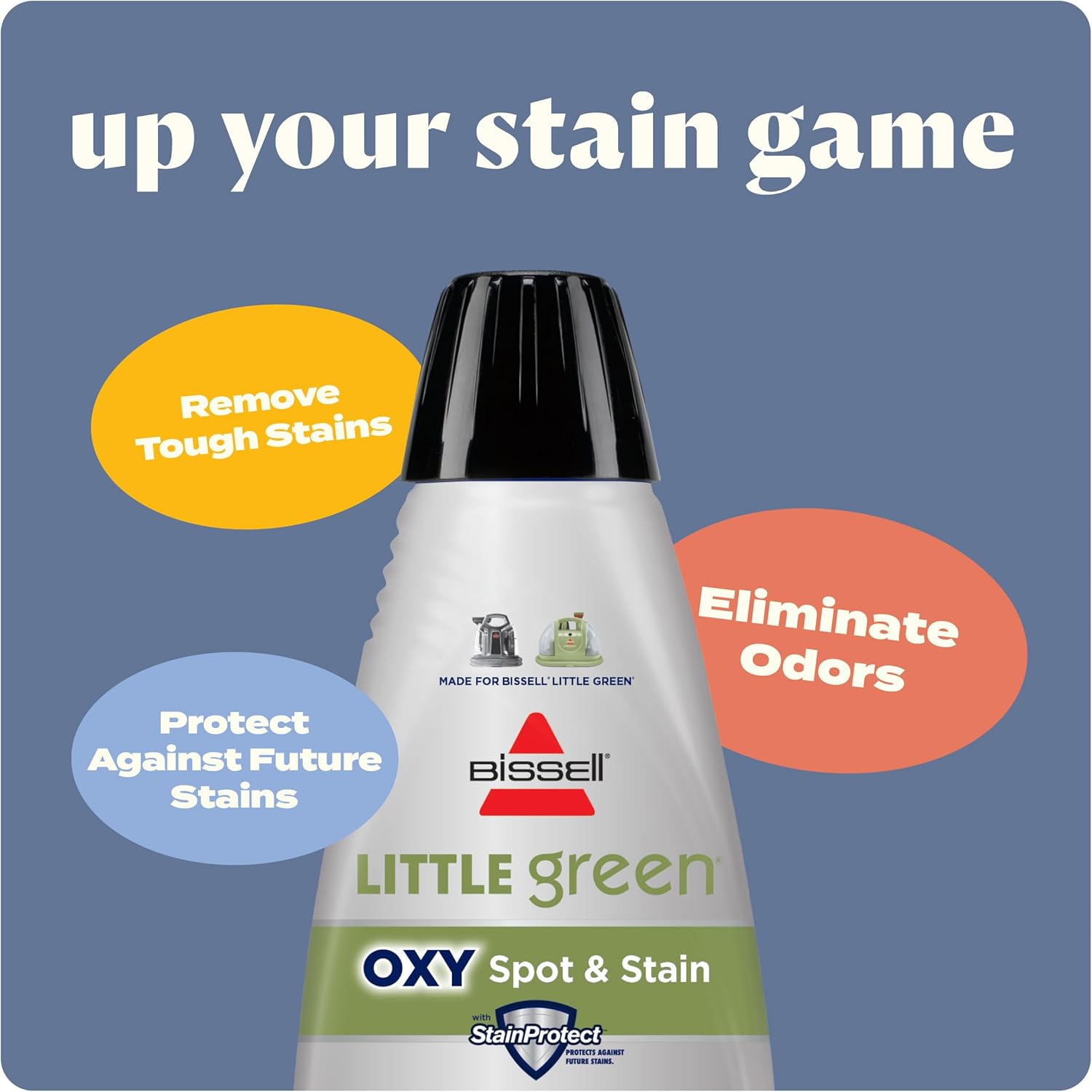 BISSELL Little Green Mini Portable Carpet and Upholstery Deep Cleaner, Car/Auto Detailer, with HydroRinse Self-Cleaning Tool and 4" Tough Stain Tool, Tea Green, 4075 - Image 6