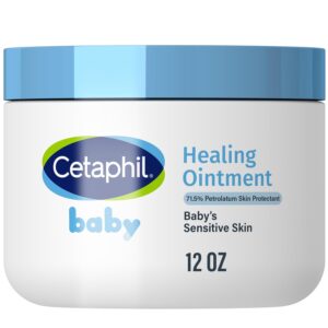 Baby Healing Ointment, Diaper Rash Ointment Soothes and Protects Baby’s Irritated Skin, Skin Protectant For Dry Skin, 12oz
