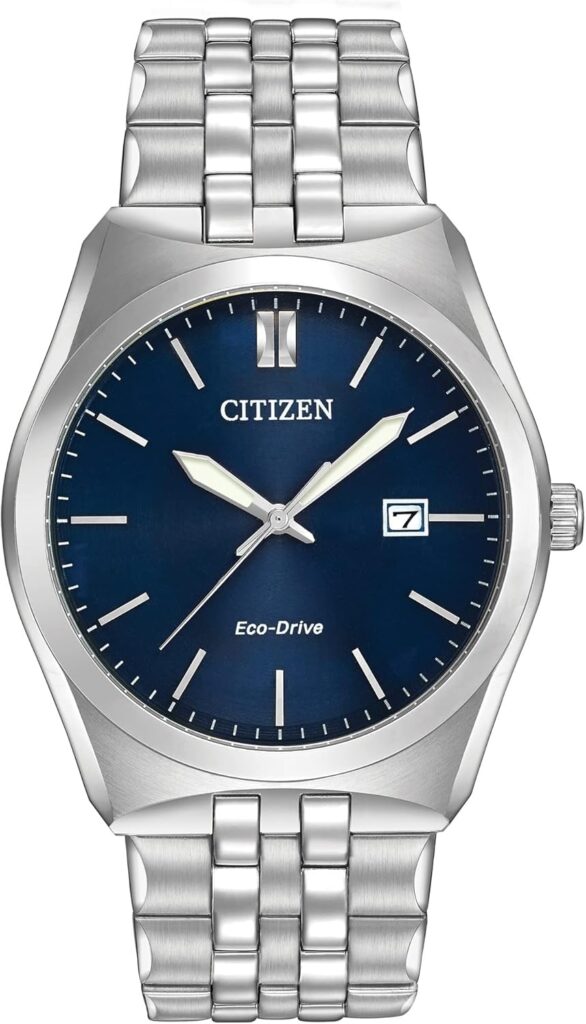 Citizen Men's Classic Corso Eco-Drive Watch, 3-Hand Date, Luminous Hands and Markers