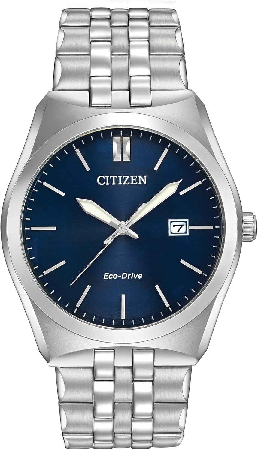 Citizen Men's Classic Corso Eco-Drive Watch, 3-Hand Date, Luminous Hands and Markers