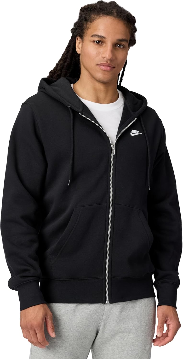 Nike Men's Club Full-Zip Fleece Hoodie