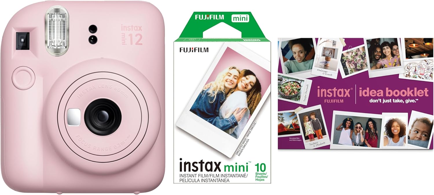 FUJIFILM INSTAX MINI 12 Pink Bundle 2025
