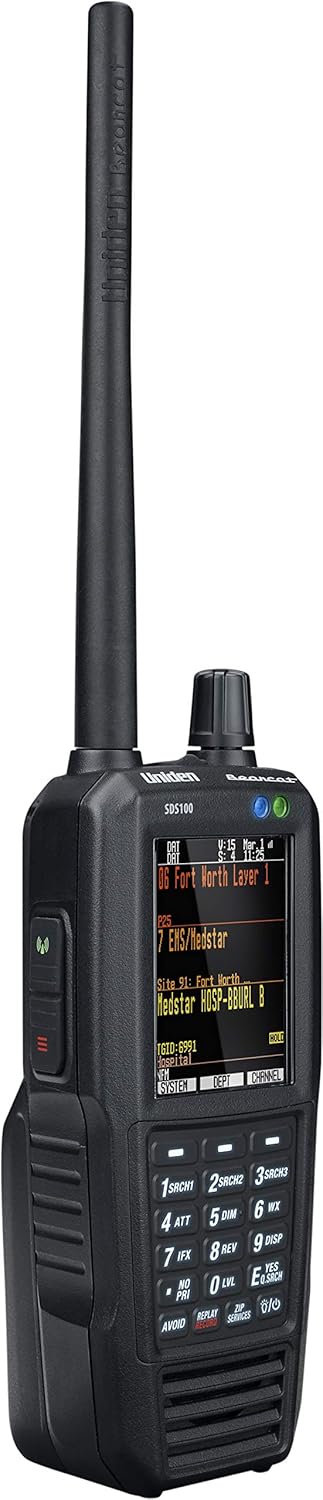 Uniden SDS100 True I/Q Digital Handheld Scanner, Designed for Improved Digital Performance in Weak-Signal and Simulcast Areas, Rugged / Weather Resistant JIS 4 Construction - Image 3