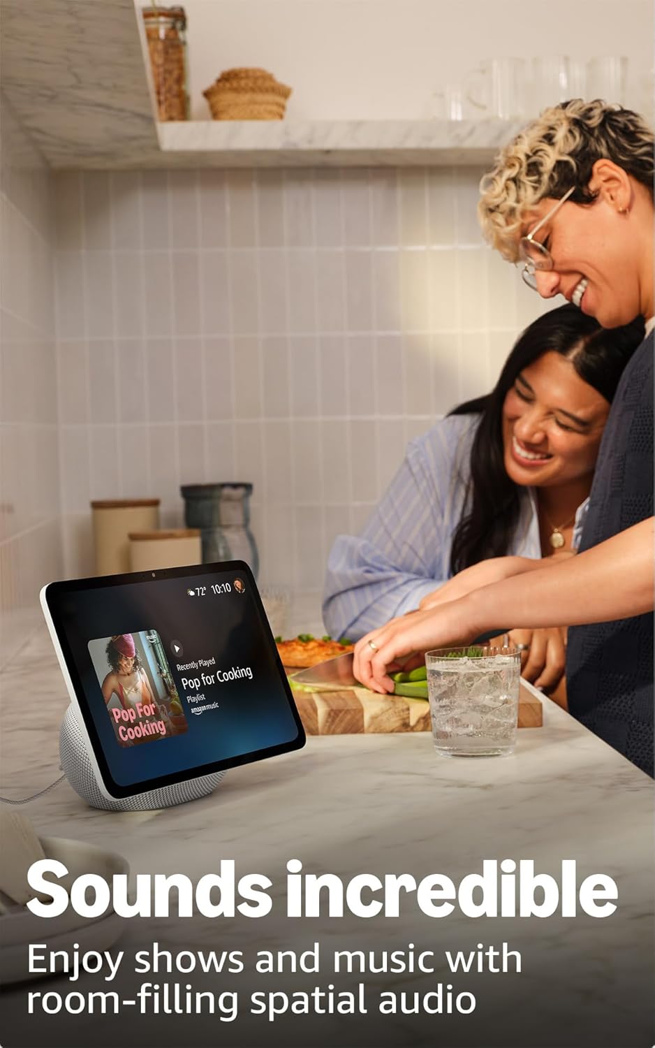 Amazon Echo Show 11 (newest model), Vibrant Full-HD 11" display with more viewing area and spatial audio, with Alexa+ Early Access, Graphite - Image 4