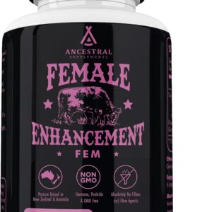 Beef Organ Supplement for Women – Supports Hormone Balance, Energy & Wellness – Grass Fed, Pasture Raised Superfood – Liver, Heart, Kidney, Bone Marrow – Collagen, CoQ10, B12 – Female Support Blend
