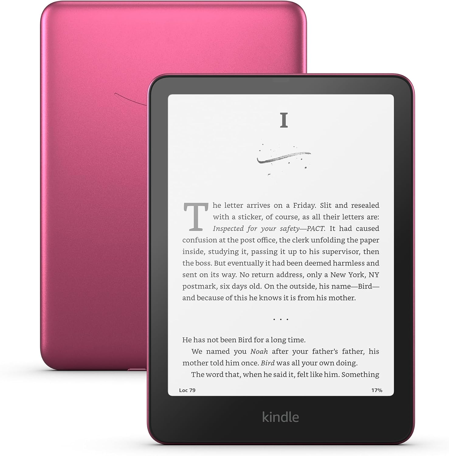 Amazon Kindle Paperwhite Signature Edition 32GB (newest model) – 20% faster with auto-adjusting front light, wireless charging, and weeks of battery life – Metallic Raspberry - Image 2