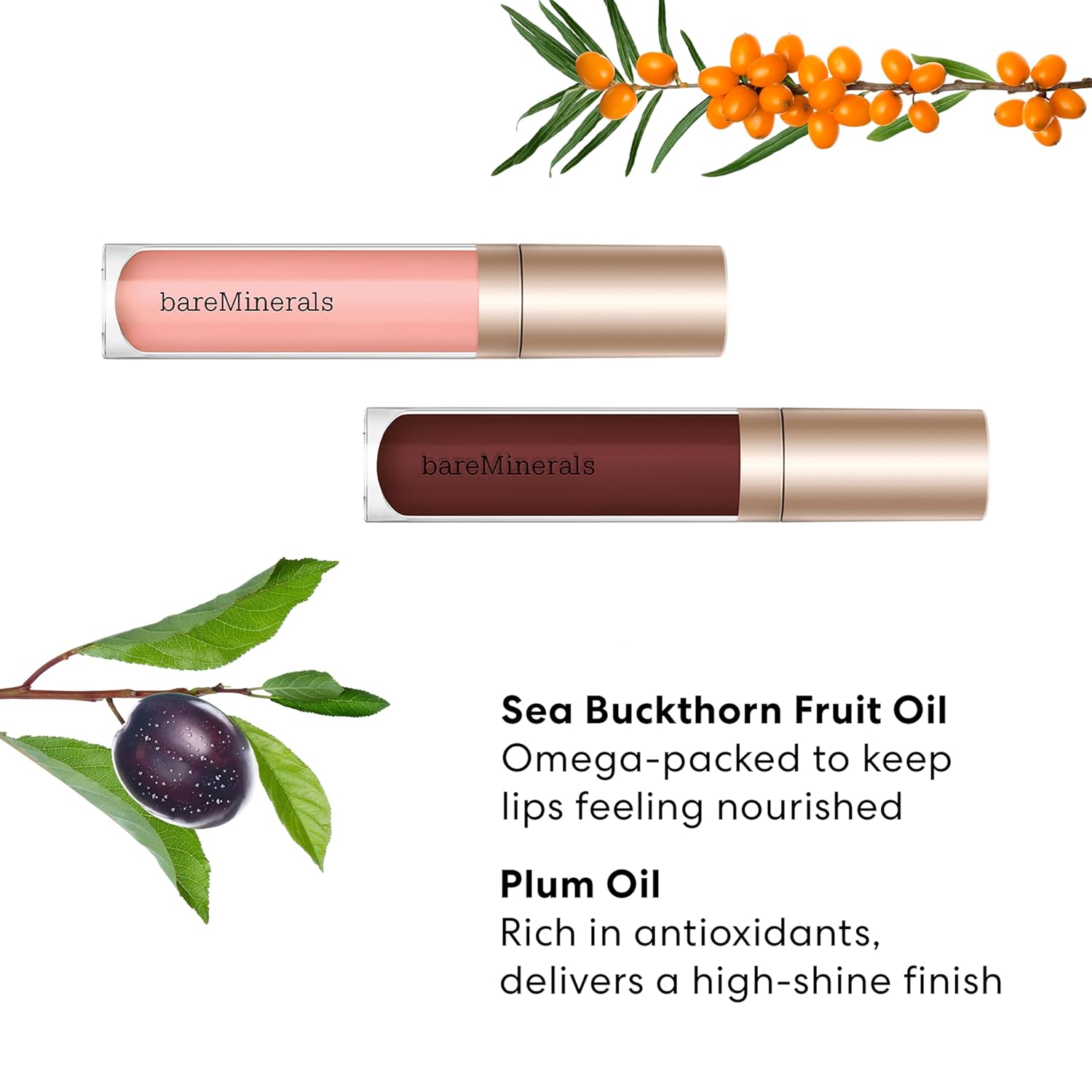bareMinerals Mineralist Lip Gloss-Balm, Hydrating Lip Gloss + Balm Hybrid, Sheer Glossy Lip Balm, No Stickiness, Improves Lip Smoothness, Vegan - Image 3