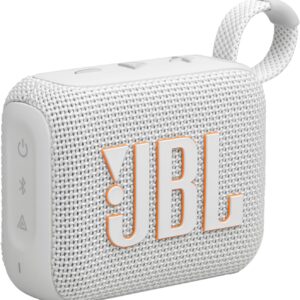 JBL Go 4 – Ultra-Portable, Waterproof and Dustproof Bluetooth Speaker, Big JBL Pro Sound with Punchy bass, 7-Hour Built-in Battery, Made in Part with Recycled Materials (White)