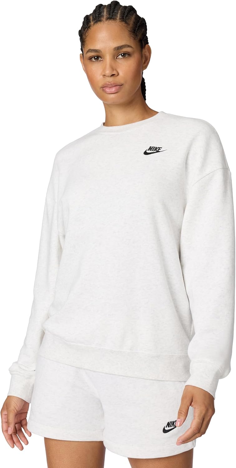 Nike Women's Sportswear Club Fleece Loose Crew-Neck Sweatshirt