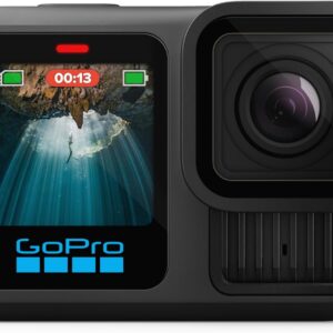 GoPro HERO13 Black – Waterproof Action Camera with 5.3K60 Video, 27MP Photo + Compatability with HB-Series Lenses