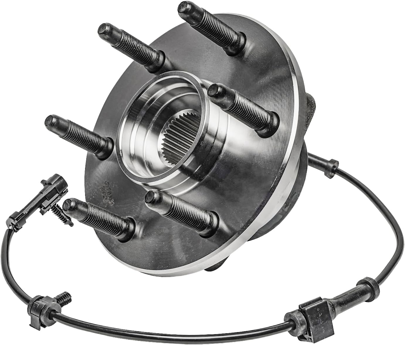 Detroit Axle - 4WD Front Wheel Bearing Hubs for Chevy GMC Silverado Sierra Avalanche Yukon XL Suburban 1500 Tahoe Cadillac Escalade ESV EXT, Wheel Bearing and Hub Assembly Set Replacement Pair Hubs - Image 5